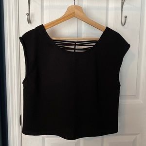 Express Small Black Crop Top LIKE NEW